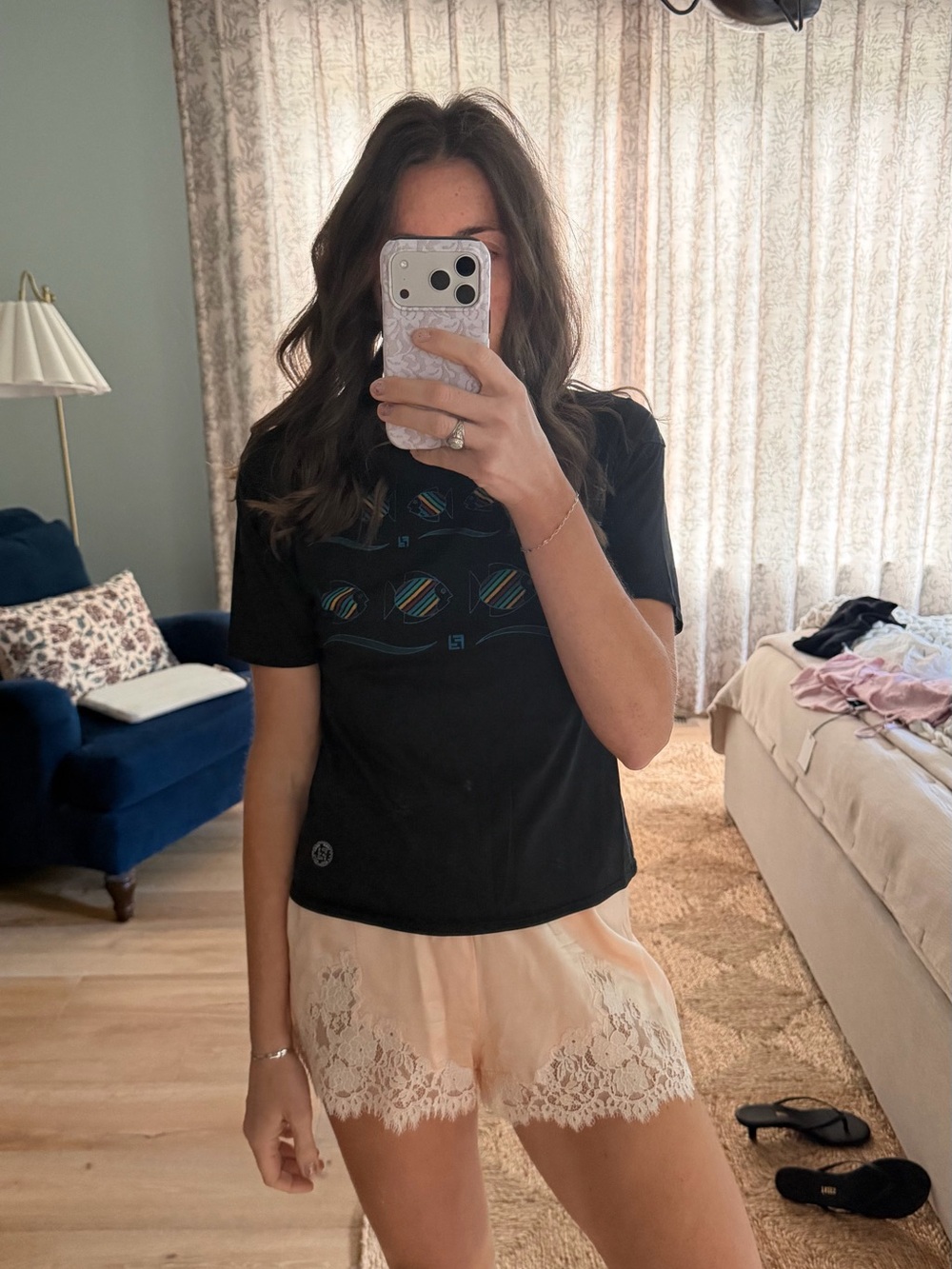 Vintage Fendi Rainbow Fish Tee